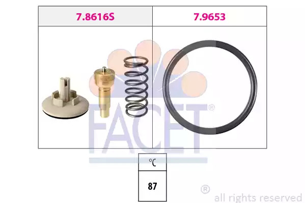 Термостат FACET 7.8616 (EPS 1.880.616, KW 580 616)