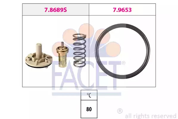 Термостат FACET 7.8689 (EPS 1.880.689, KW 580 689)