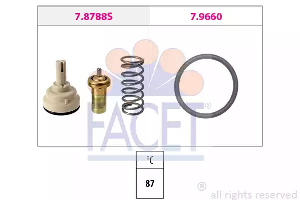 Термостат FACET 7.8788 (EPS 1.880.788, KW 580 788)