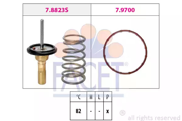 Термостат FACET 7.8823 (EPS 1.880.823, KW 580 823)