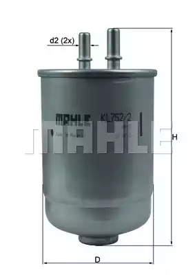 Фильтр KNECHT KL 752/2D (72375129)