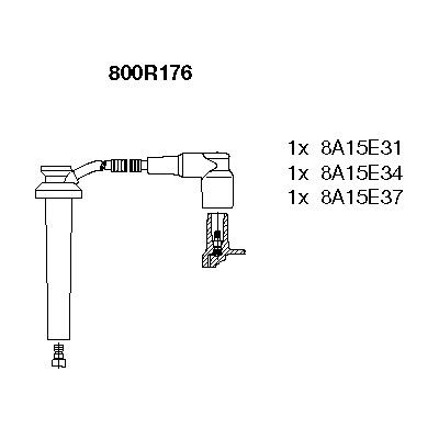 Комплект электропроводки BREMI 800R176