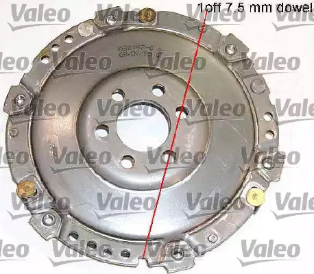 Комплект сцепления VALEO 801439 (K424S)