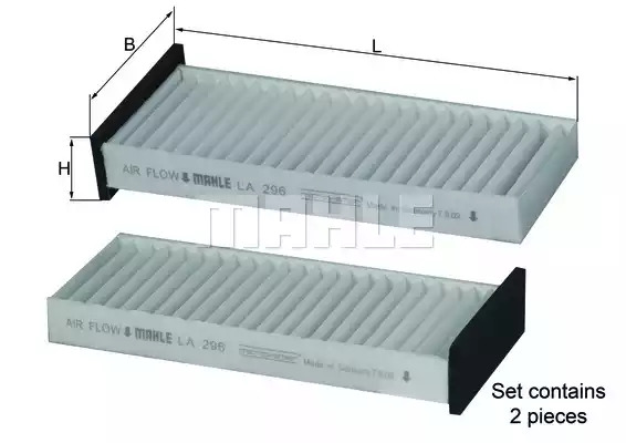 Фильтр KNECHT LA 296/S (70324998)