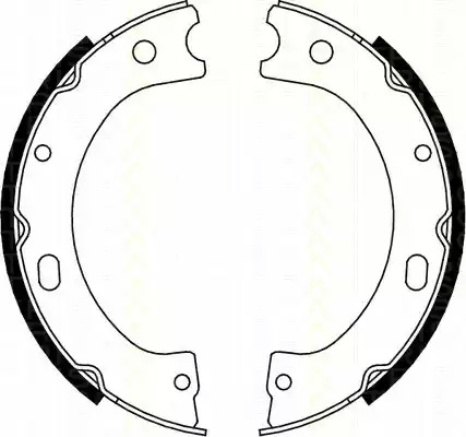 Комлект тормозных накладок TRISCAN 8100 14011