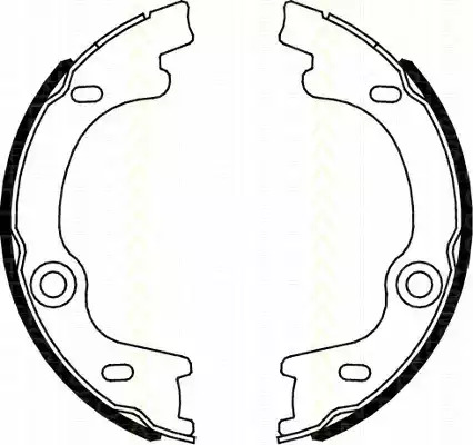 Комлект тормозных накладок TRISCAN 8100 18010