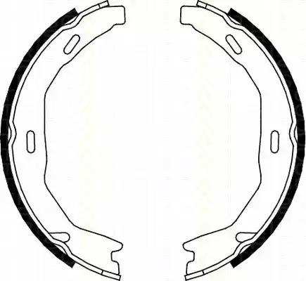 Комлект тормозных накладок TRISCAN 8100 23029