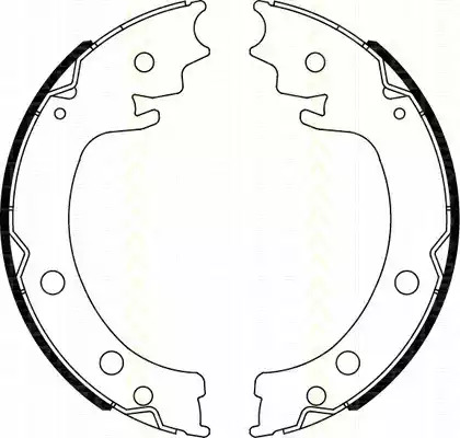 Комлект тормозных накладок TRISCAN 8100 69006