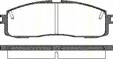 Комплект тормозных колодок TRISCAN 8110 13152