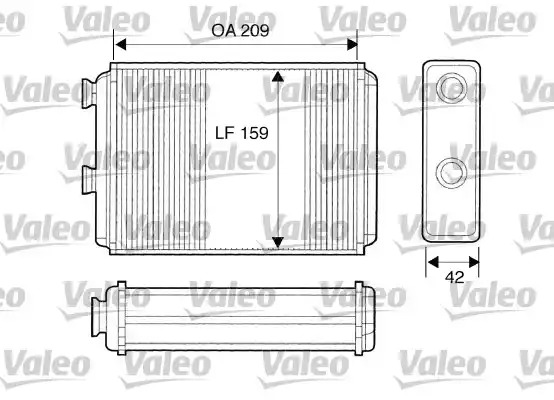 Теплообменник VALEO 812280