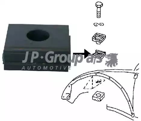 Подвеска JP GROUP 8184001006