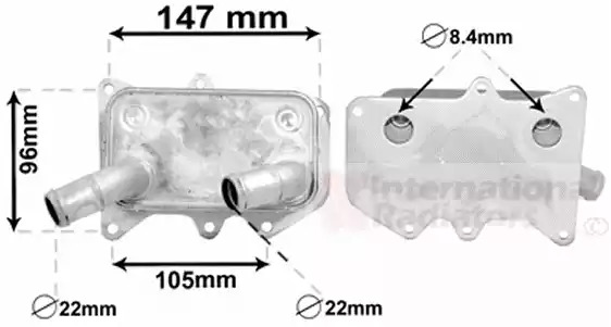 Теплообменник VAN WEZEL 83003215