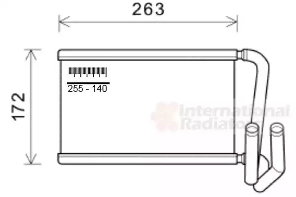 Теплообменник VAN WEZEL 83006169