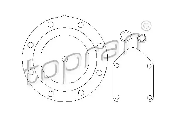 Диафрагма TOPRAN 101 494
