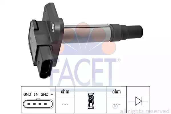 Катушка зажигания FACET 9.6345 (EPS 1.970.445, KW 470 445)