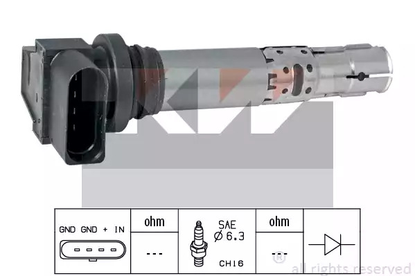 Катушка зажигания KW 470 474