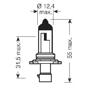 Лампа накаливания OSRAM 9006XS (HB4A)