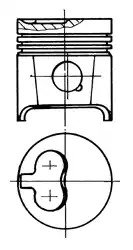 Поршень KOLBENSCHMIDT 93784730