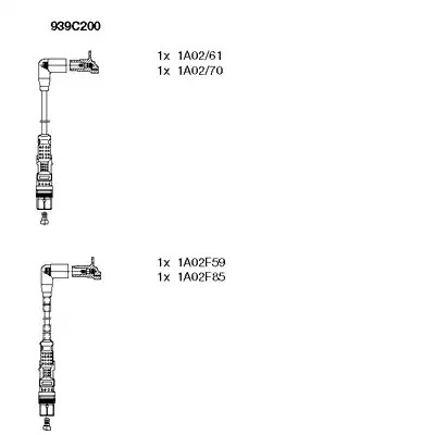 Комплект электропроводки BREMI 939C200