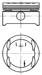 Поршень KOLBENSCHMIDT 94637600