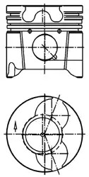 Поршень KOLBENSCHMIDT 99879620