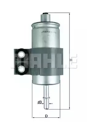 Фильтр MAHLE ORIGINAL KL 510 (70349489)