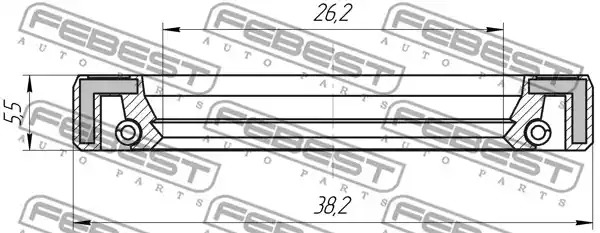 Ремкомплект FEBEST 95FAY-28380606X