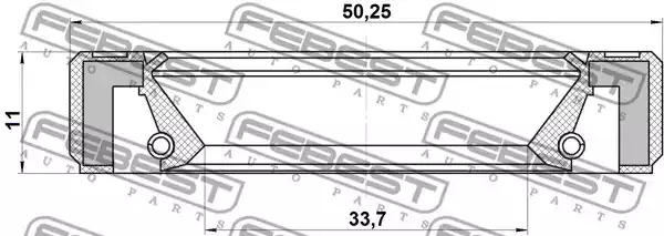 Уплотняющее кольцо FEBEST 95GBY-35501111L