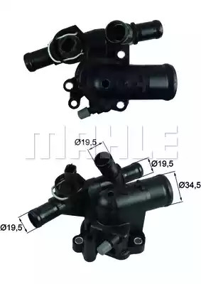 Термостат MAHLE ORIGINAL TI 248 83 (72409757)