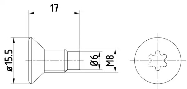 Болт HELLA PAGID 8DZ 355 209-041 (PAG0004)