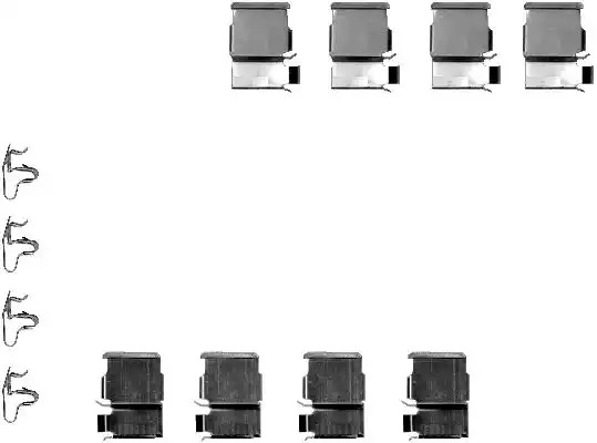 Комплектующие HELLA PAGID 8DZ 355 202-371 (K0049)