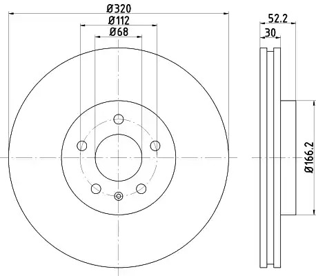 Тормозной диск TEXTAR 92160005 (98200 1600 0 1 PRO+)