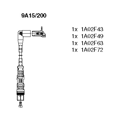 Комплект электропроводки BREMI 9A15/200