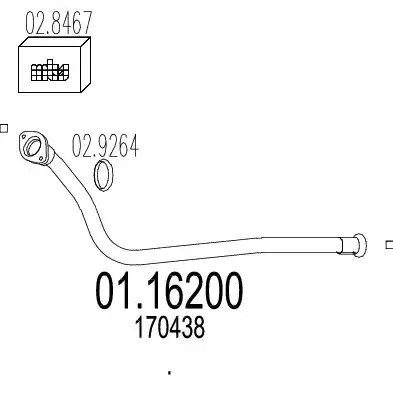 Трубка MTS 01.16200