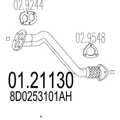 Трубка MTS 01.21130