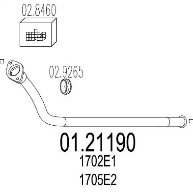 Трубка MTS 01.21190