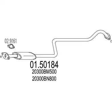 Амортизатор MTS 01.50184