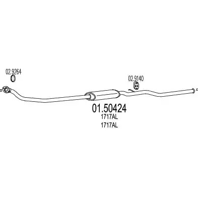 Амортизатор MTS 01.50424