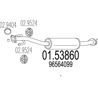 Амортизатор MTS 01.53860