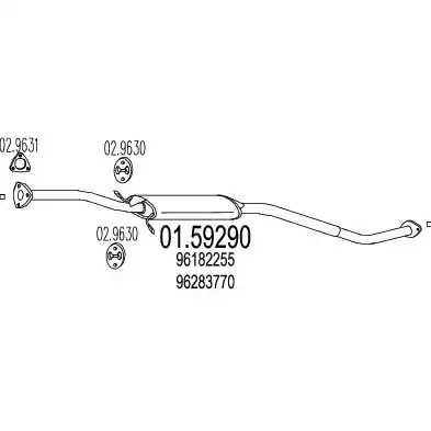 Амортизатор MTS 01.59290