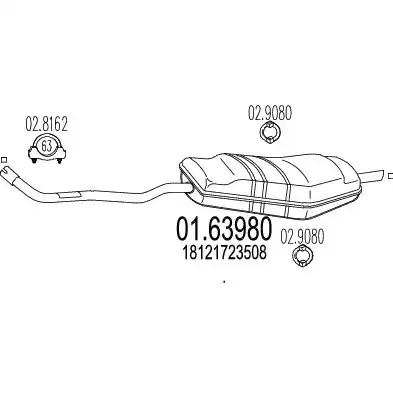 Амортизатор MTS 01.63980