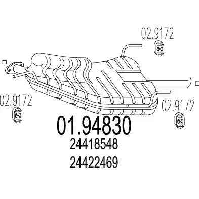 Амортизатор MTS 01.94830