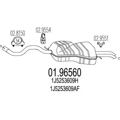 Амортизатор MTS 01.96560