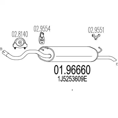 Амортизатор MTS 01.96660