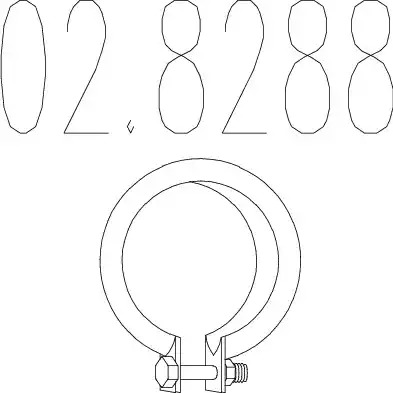 Соединительные элементы трубопровода MTS 02.8288