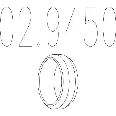 Уплотняющее кольцо MTS 02.9450