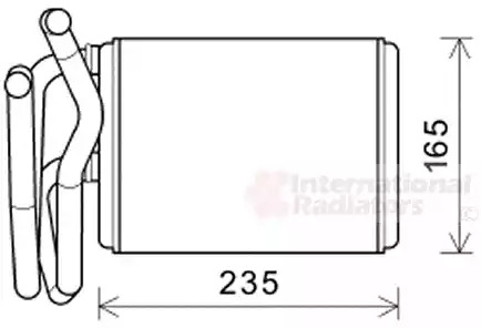 Теплообменник VAN WEZEL 25006304