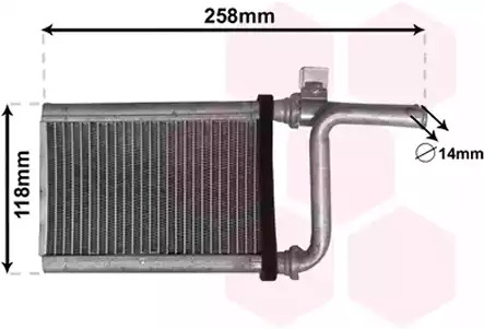 Теплообменник VAN WEZEL 32006254