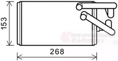 Теплообменник VAN WEZEL 32006259