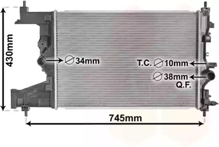 Теплообменник VAN WEZEL 37002484